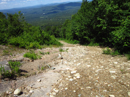 Sky Line erosion at Mittersill, September 2011