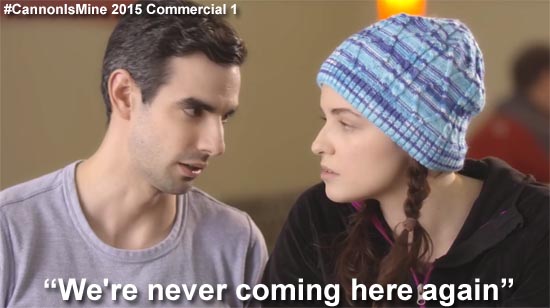 We're never coming here again - #CannonIsMine Advertisement