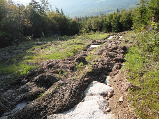 Sky Line erosion at Mittersill, September 2011