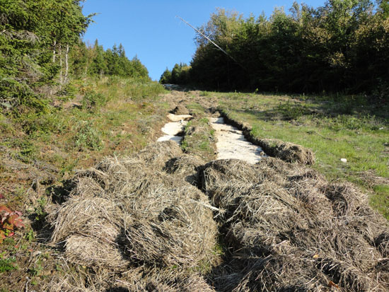 Sky Line erosion at Mittersill, September 2011