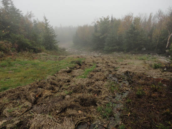 Sky Line erosion at Mittersill, October 2011