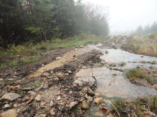 Sky Line erosion at Mittersill, October 2011