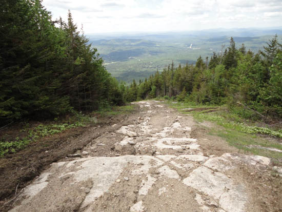 Sky Line erosion at Mittersill, May 2011