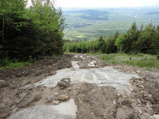 Sky Line erosion at Mittersill, May 2011