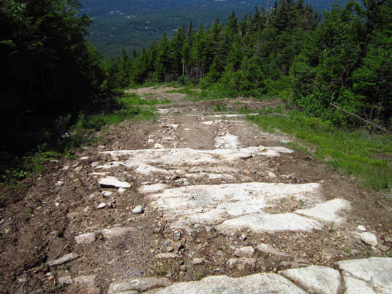 Sky Line erosion at Mittersill, June 2012